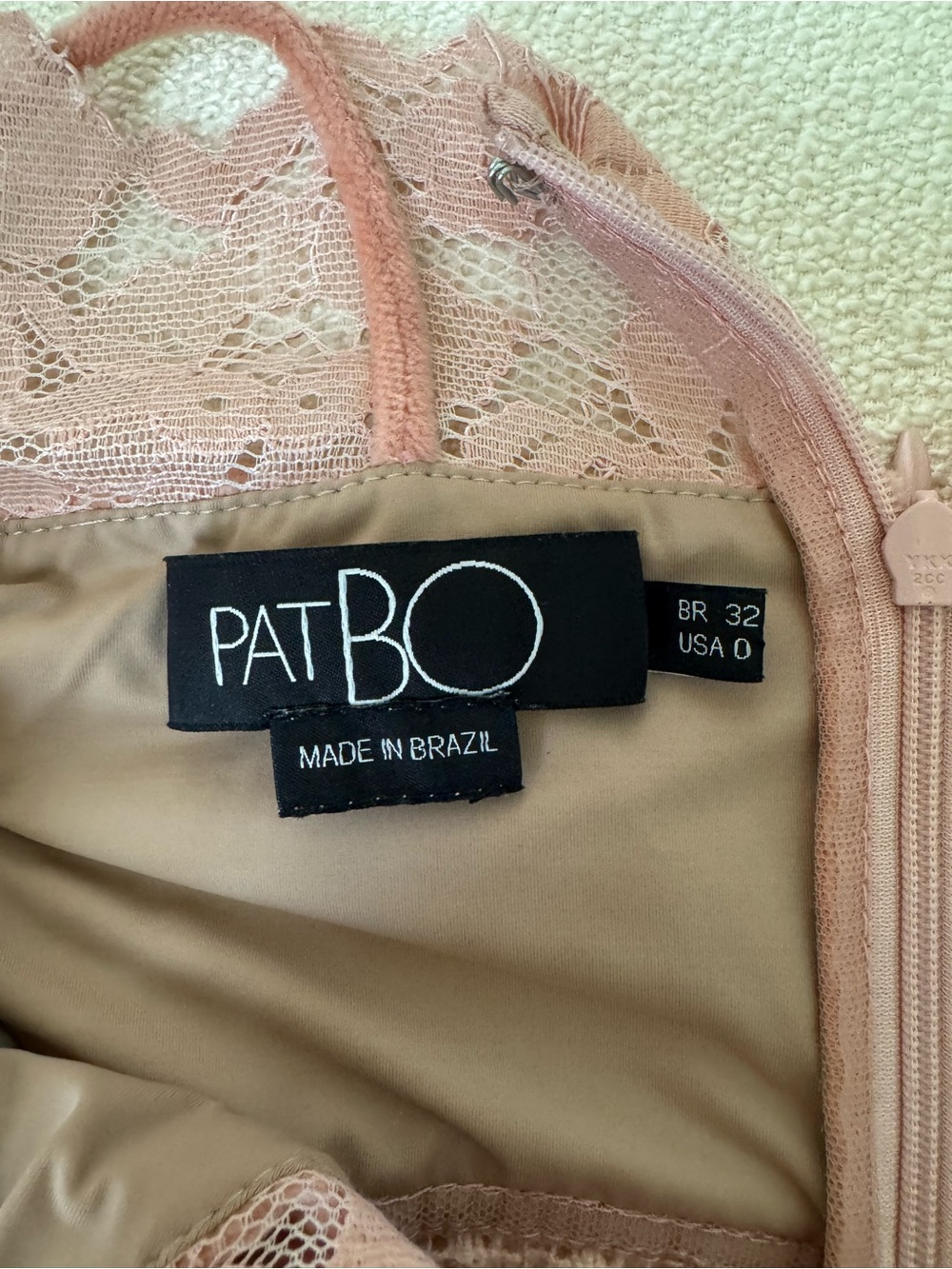 PatBO Blush Rose Velvet Lace Maxi Dress - Picture 4 of 5